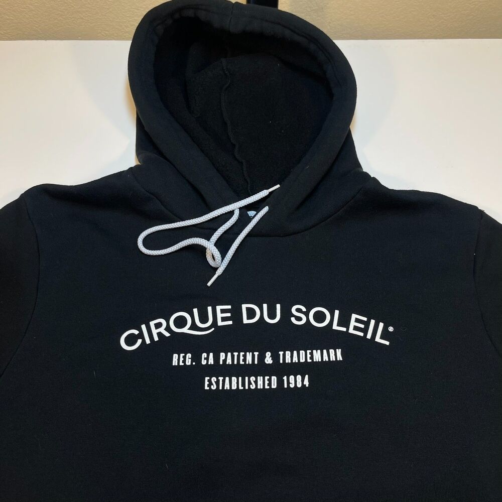 CIRQUE DU SOLEIL Circus Show HOODIE HOODED SWEATSHIRT Sz Mens XL Black